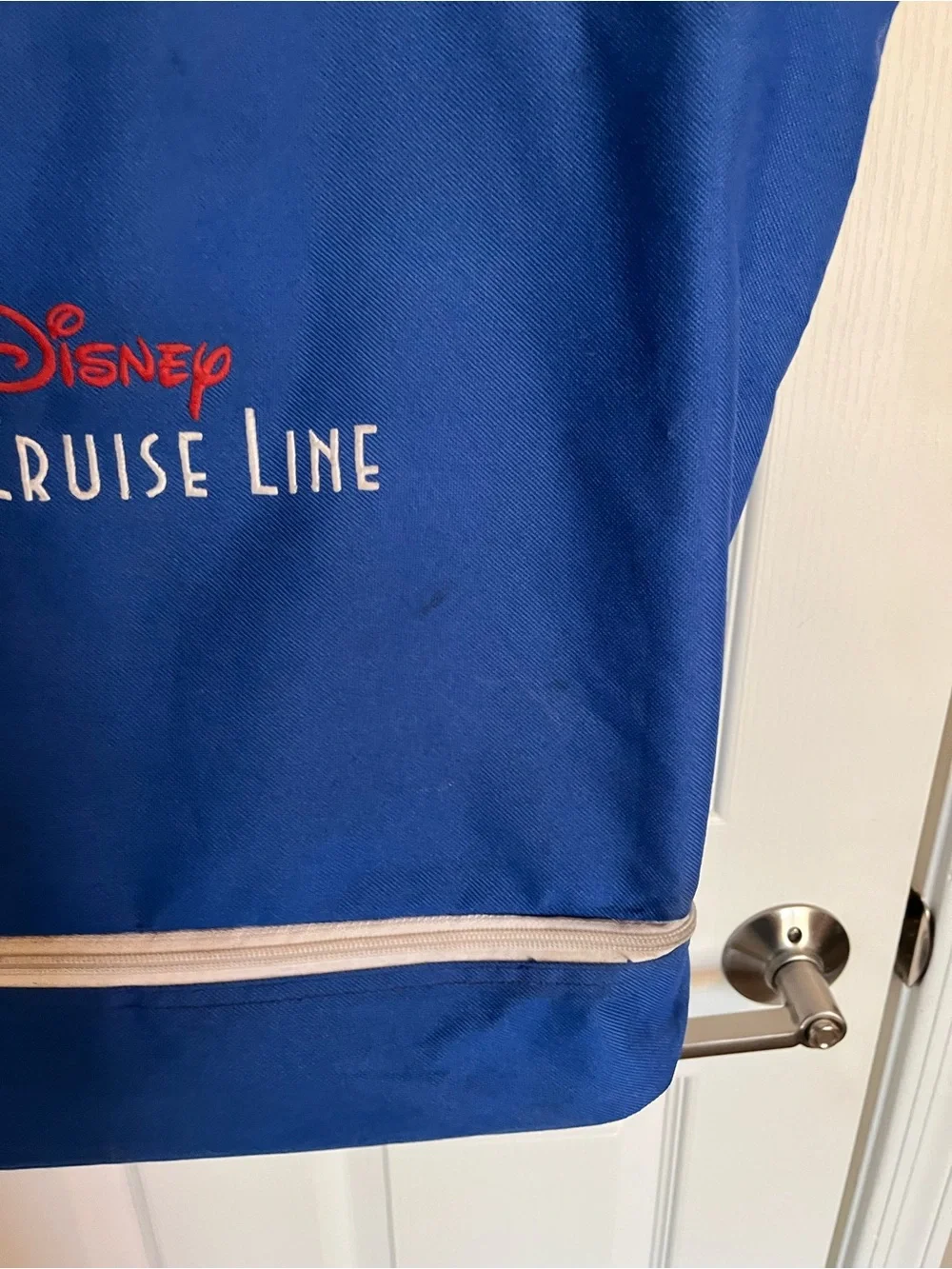 Rare! Disney Cruise Line Mickey Mouse Embroidered Tote Large Beach Bag 22